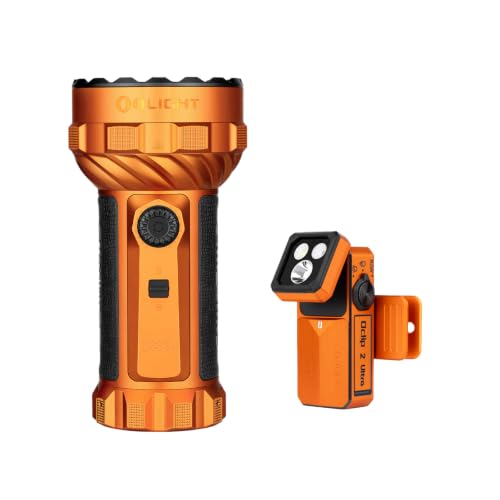 OLIGHT Oclip 2 Ultra EDC Rechargeable Flashlight Clip Light Bundle with Marauder 3 Bright Flashlight