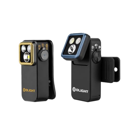 OLIGHT Oclip Pro S Rechargeable EDC Clip-on Flashlight with Oclip 2 Pro Rechargeable EDC Flashlight, Clip-on Light
