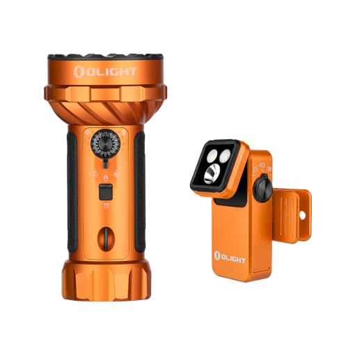 OLIGHT Marauder Mini 2 High Lumen Flashlight 5 Lighting Modes with Oclip 2 Pro Rechargeable Clip-on Flashlight