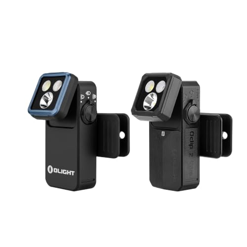 OLIGHT Oclip 2 Pro EDC Rechargeable Flashlight Clip Light Bundle with Oclip 2 Ultra EDC Rechargeable Flashlight