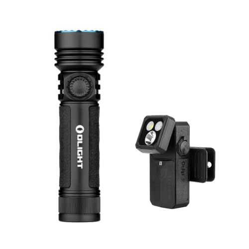 OLIGHT Oclip 2 Ultra EDC Rechargeable Flashlight Clip Light Bundle with Seeker 4 Pro Rechargeable Flashlight