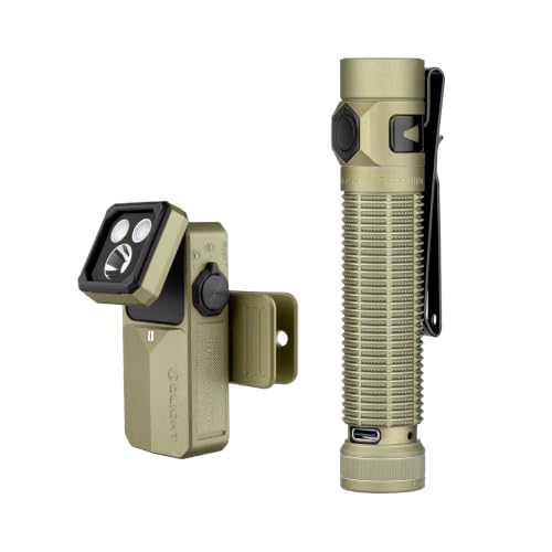 OLIGHT Oclip 2 Ultra EDC Rechargeable Flashlight Clip Light Bundle with BatonUltra EDC Flashlight